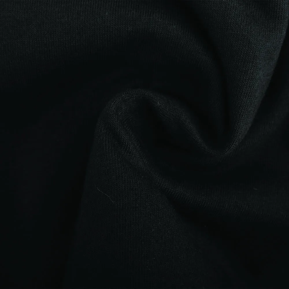 8oz Cotton Jersey - Black