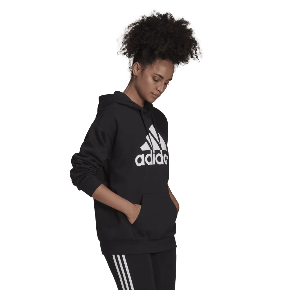 adidas Essentials Logo Boyfriend Womens Fleece Hoodie