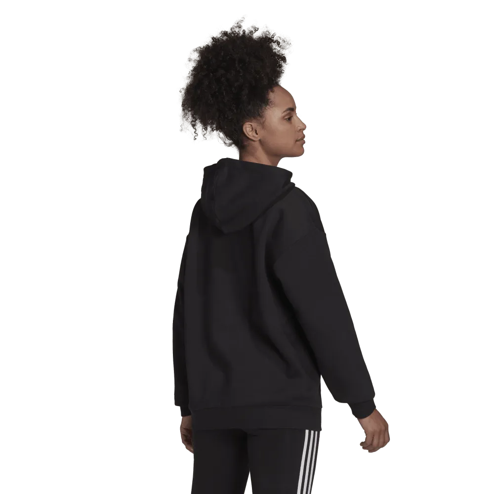 adidas Essentials Logo Boyfriend Womens Fleece Hoodie