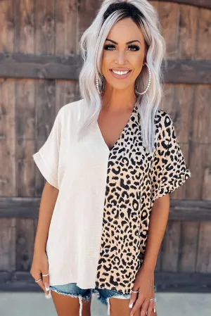 Alluring Leopard Print Blouse