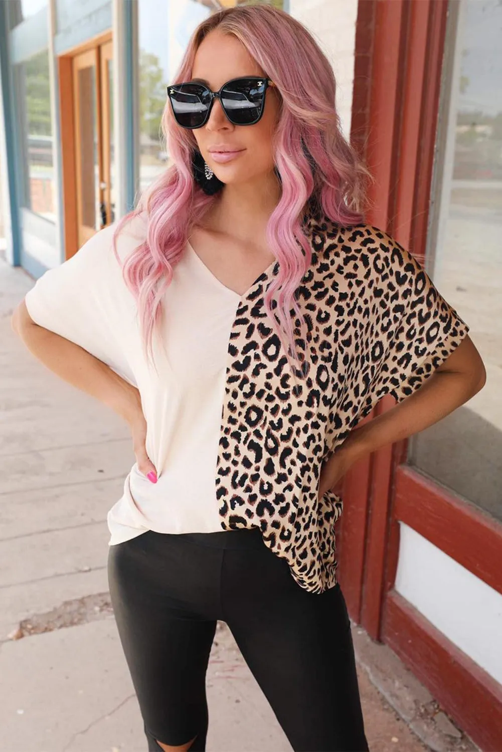 Alluring Leopard Print Blouse