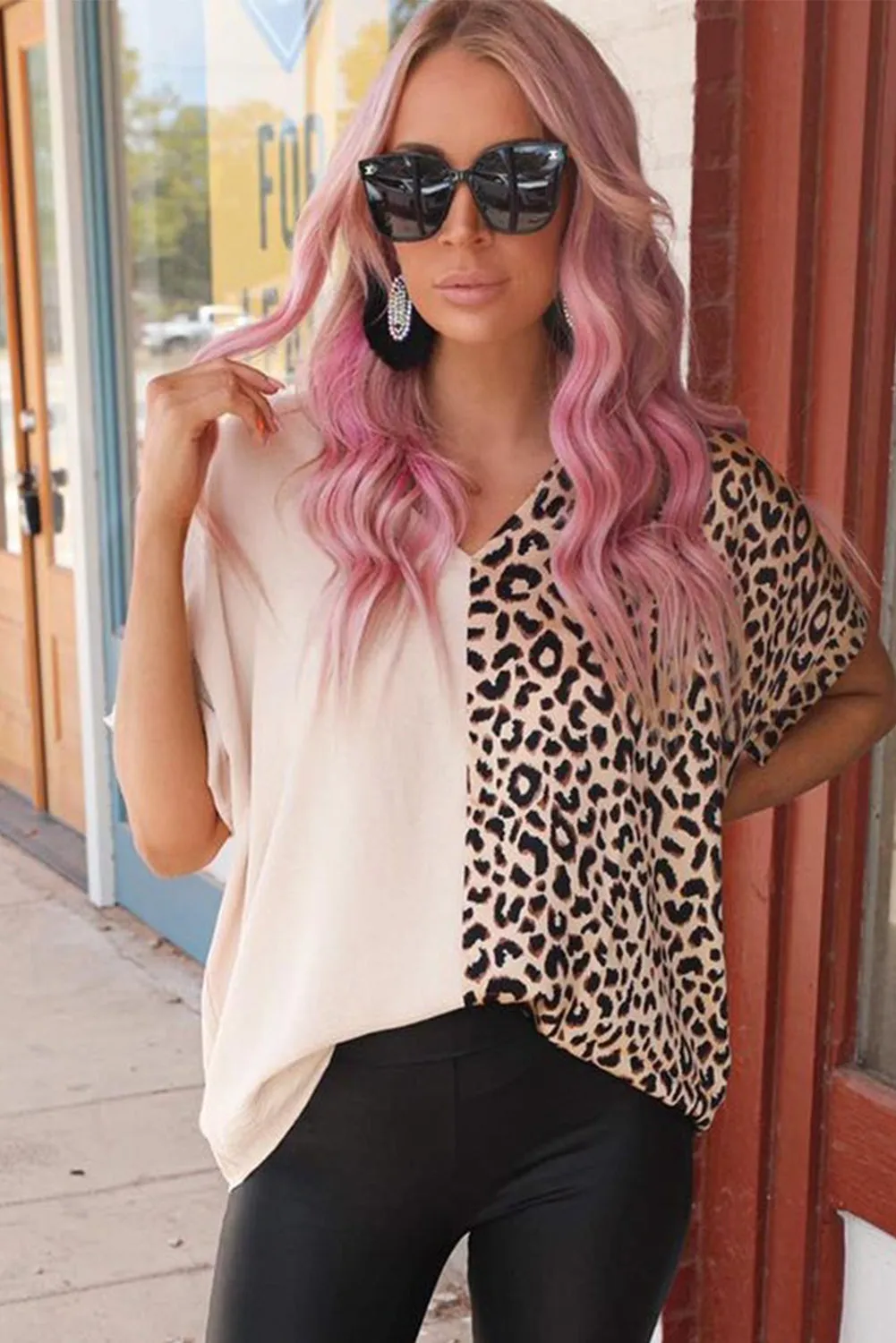 Alluring Leopard Print Blouse