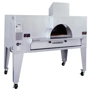 Bakers Pride FC-516 IL Forno Classico Single Stack Natural Gas Deck Pizza Oven - 140,000 BTU