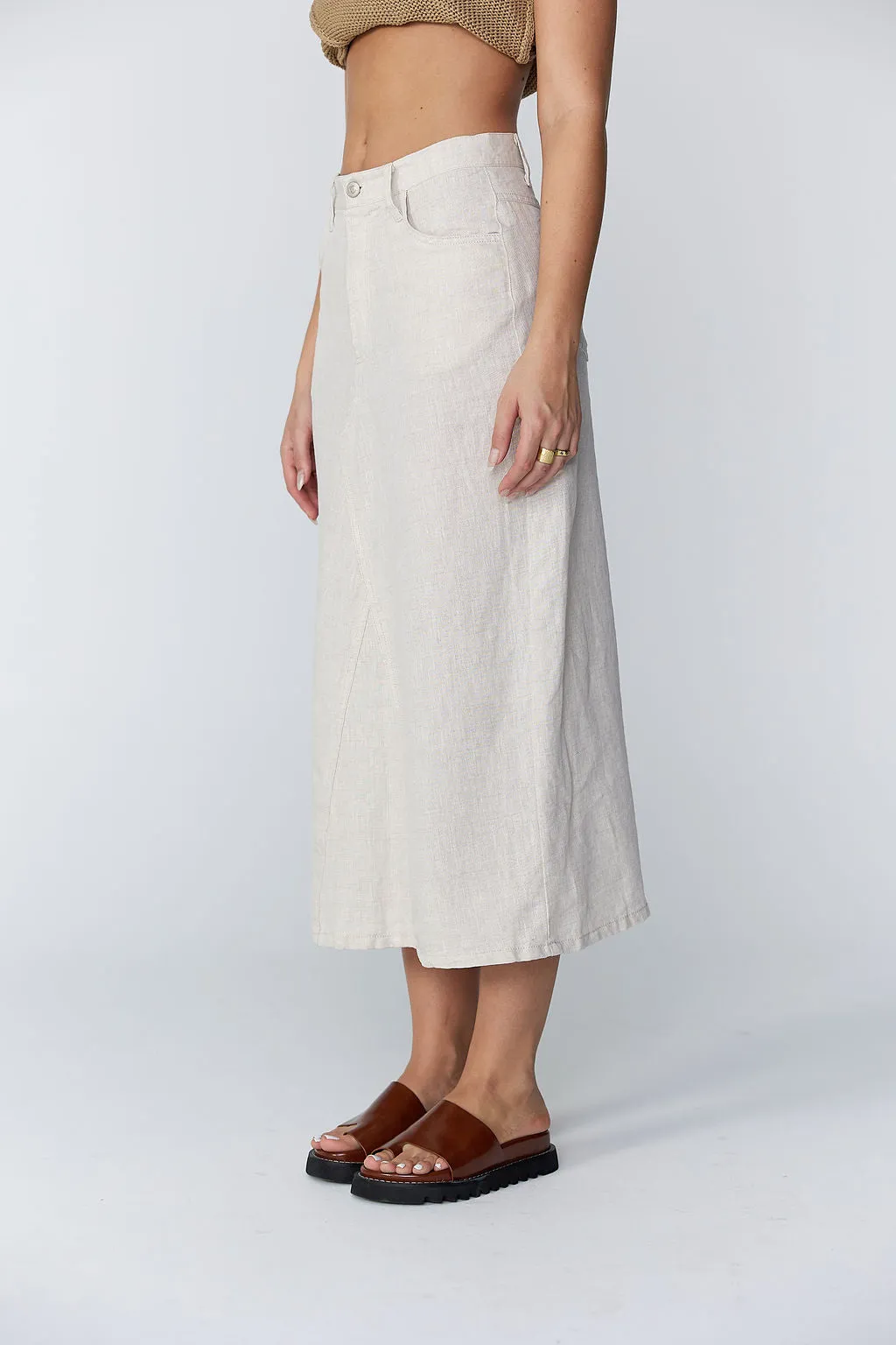 DENVER LINEN SKIRT