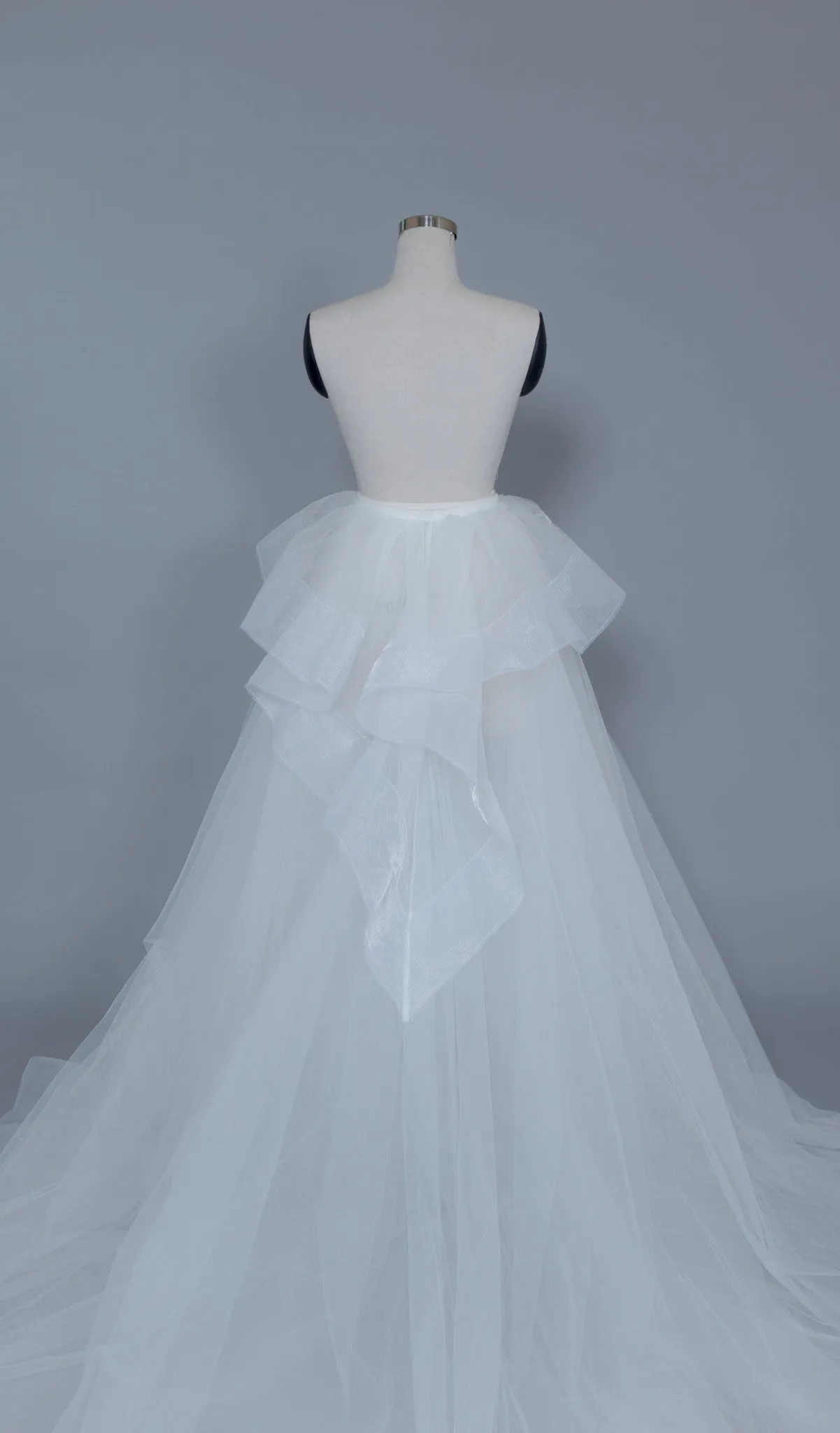 Detachable Peplum Bridal Skirt (#Elara)