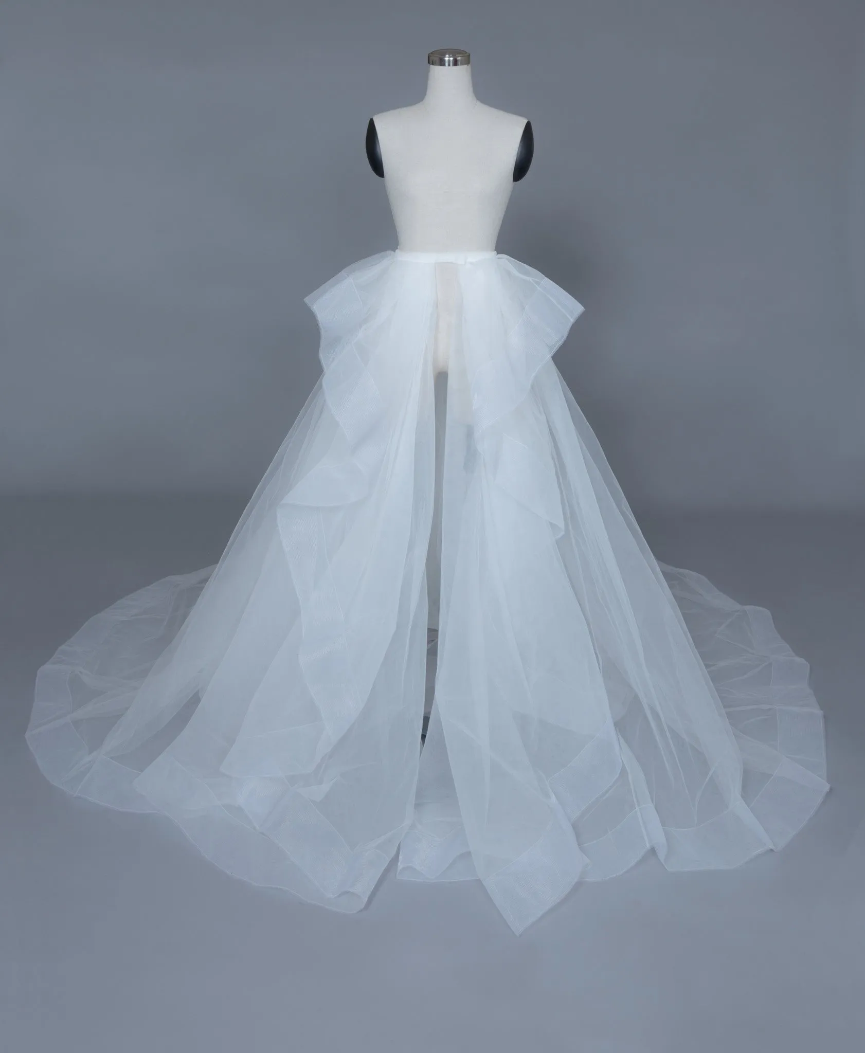 Detachable Peplum Bridal Skirt (#Elara)