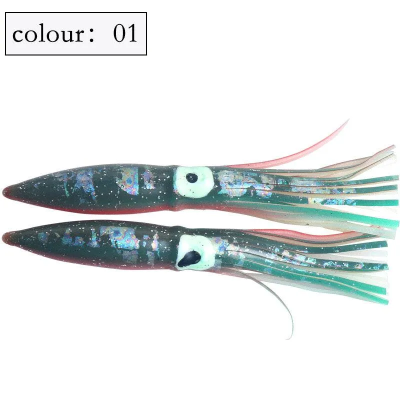 Dr.Fish 2PCS Octopus Skirts Trolling Lure 11cm/5g