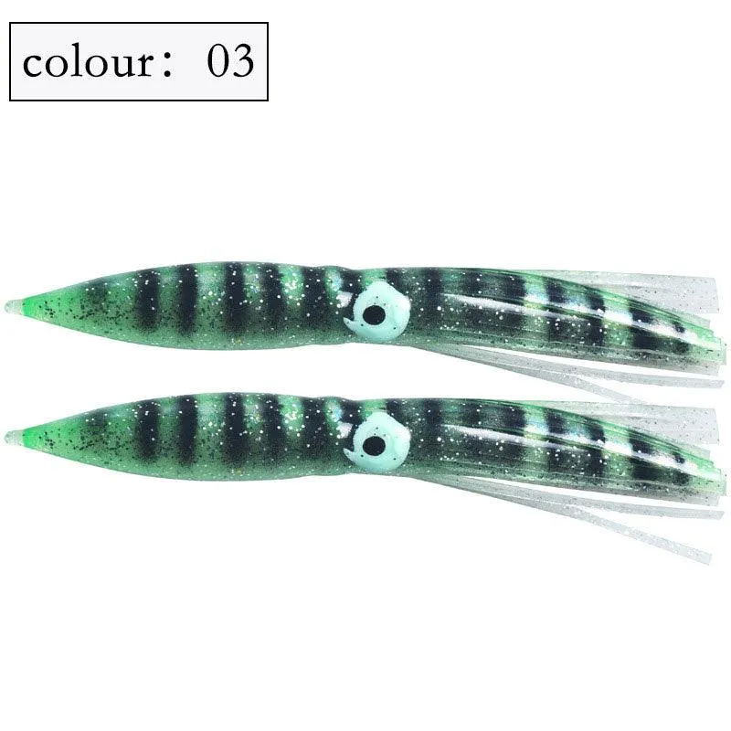 Dr.Fish 2PCS Octopus Skirts Trolling Lure 11cm/5g