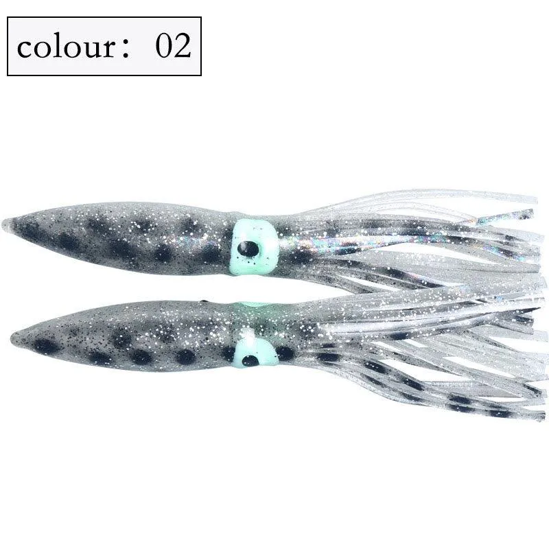 Dr.Fish 2PCS Octopus Skirts Trolling Lure 11cm/5g