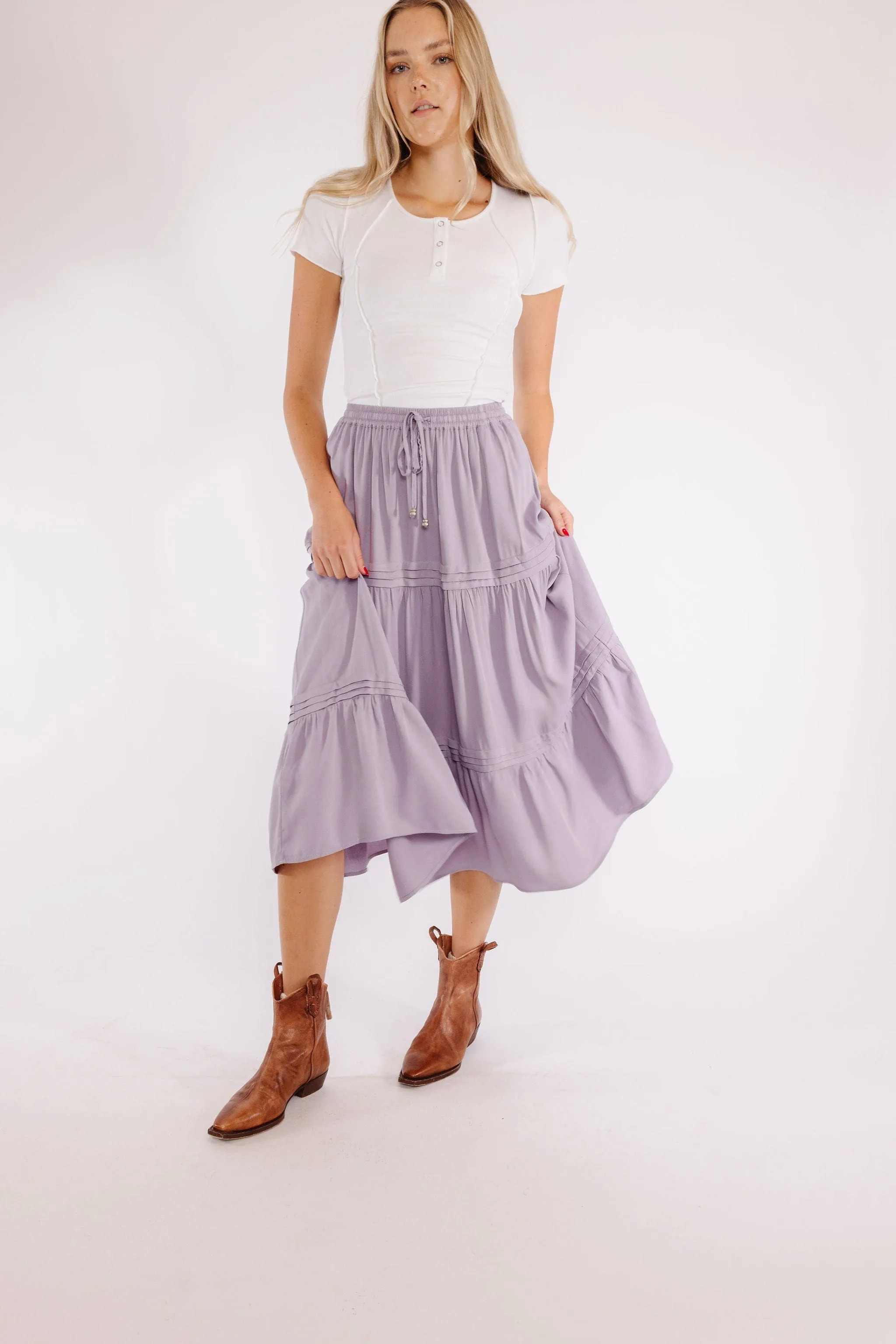 Easy Breezy Skirt in Lavender