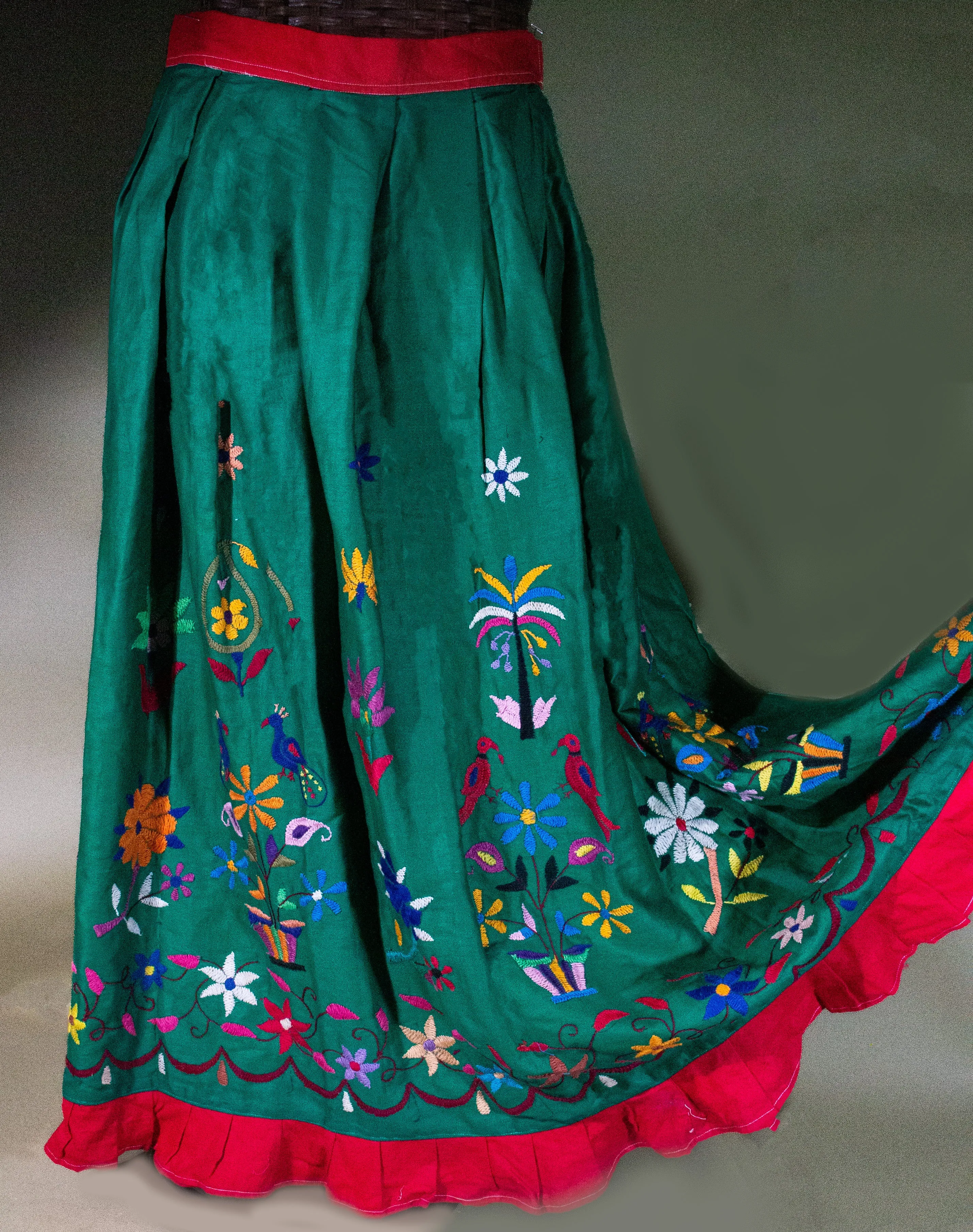 Embroidered Vintage "Flower Power" Rajasthan Skirt Collection