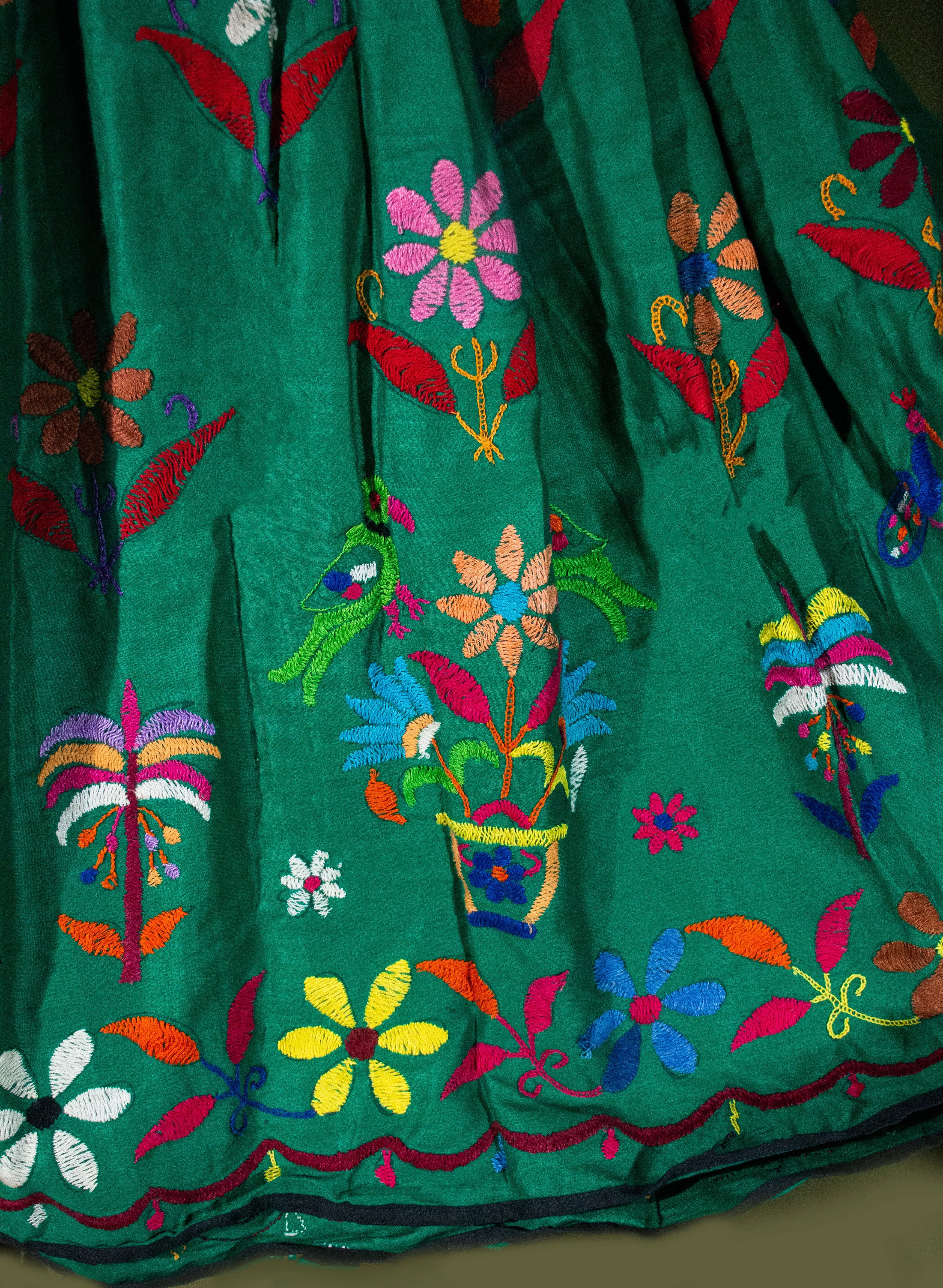 Embroidered Vintage "Flower Power" Rajasthan Skirt Collection