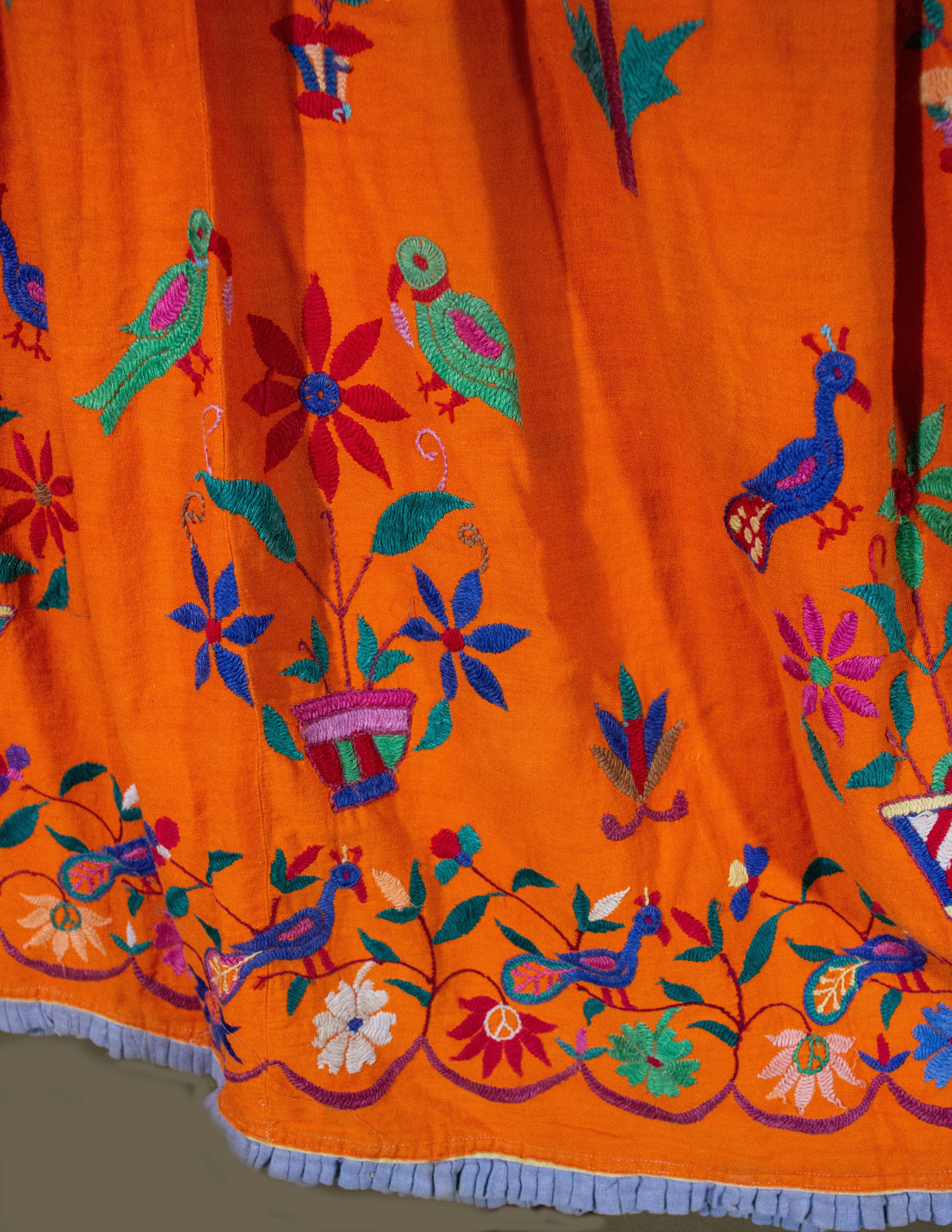 Embroidered Vintage "Flower Power" Rajasthan Skirt Collection