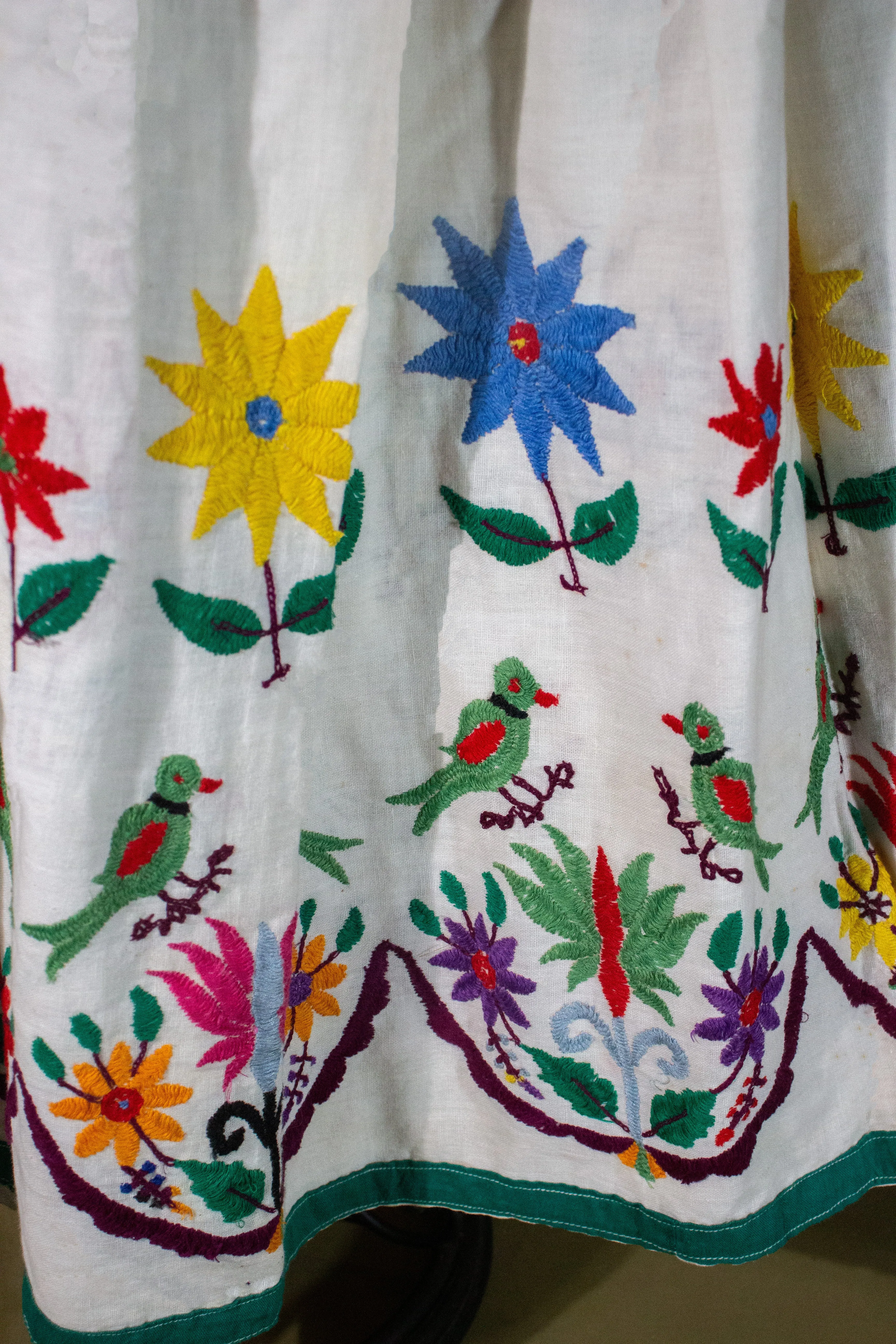 Embroidered Vintage "Flower Power" Rajasthan Skirt Collection