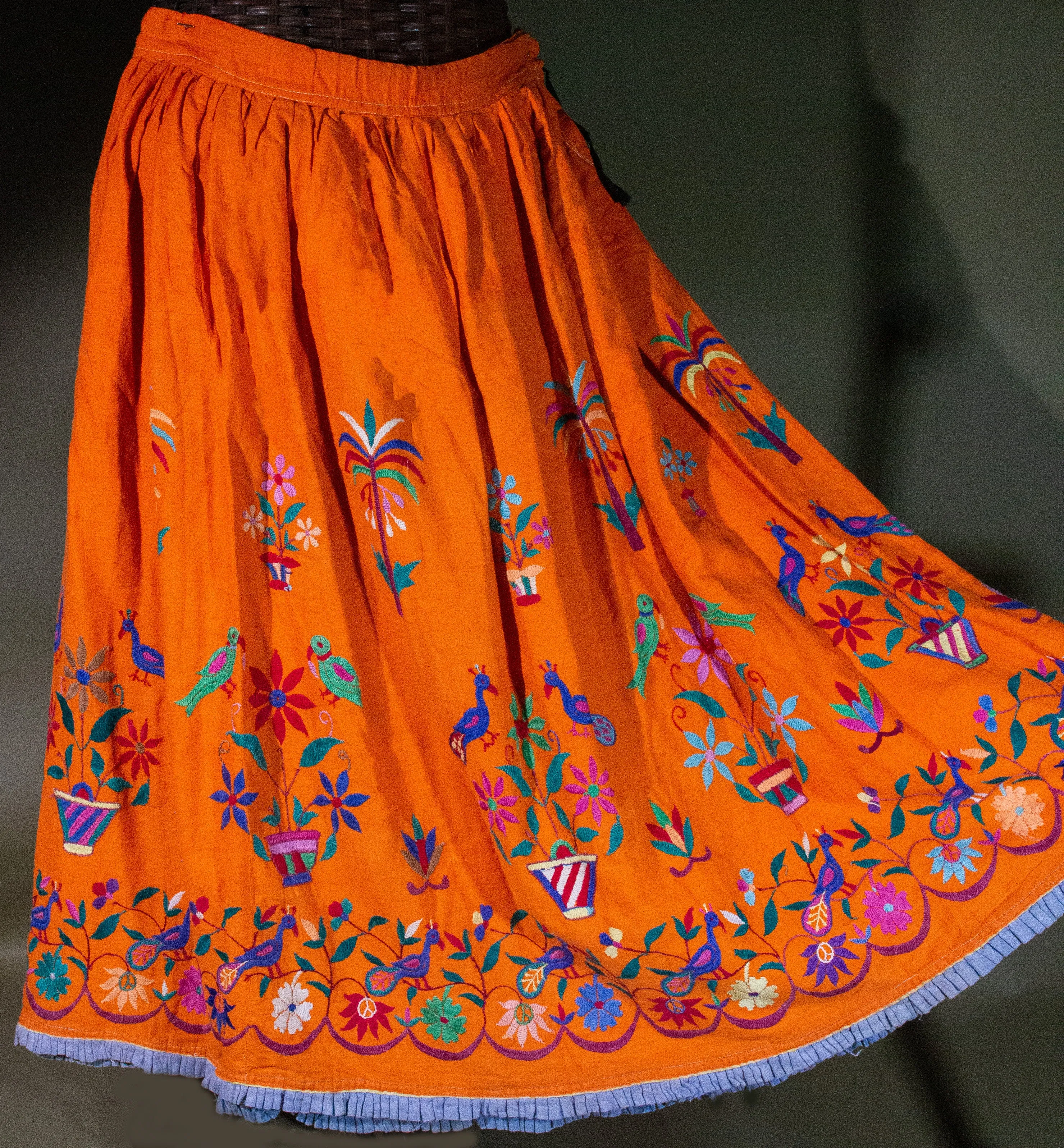 Embroidered Vintage "Flower Power" Rajasthan Skirt Collection