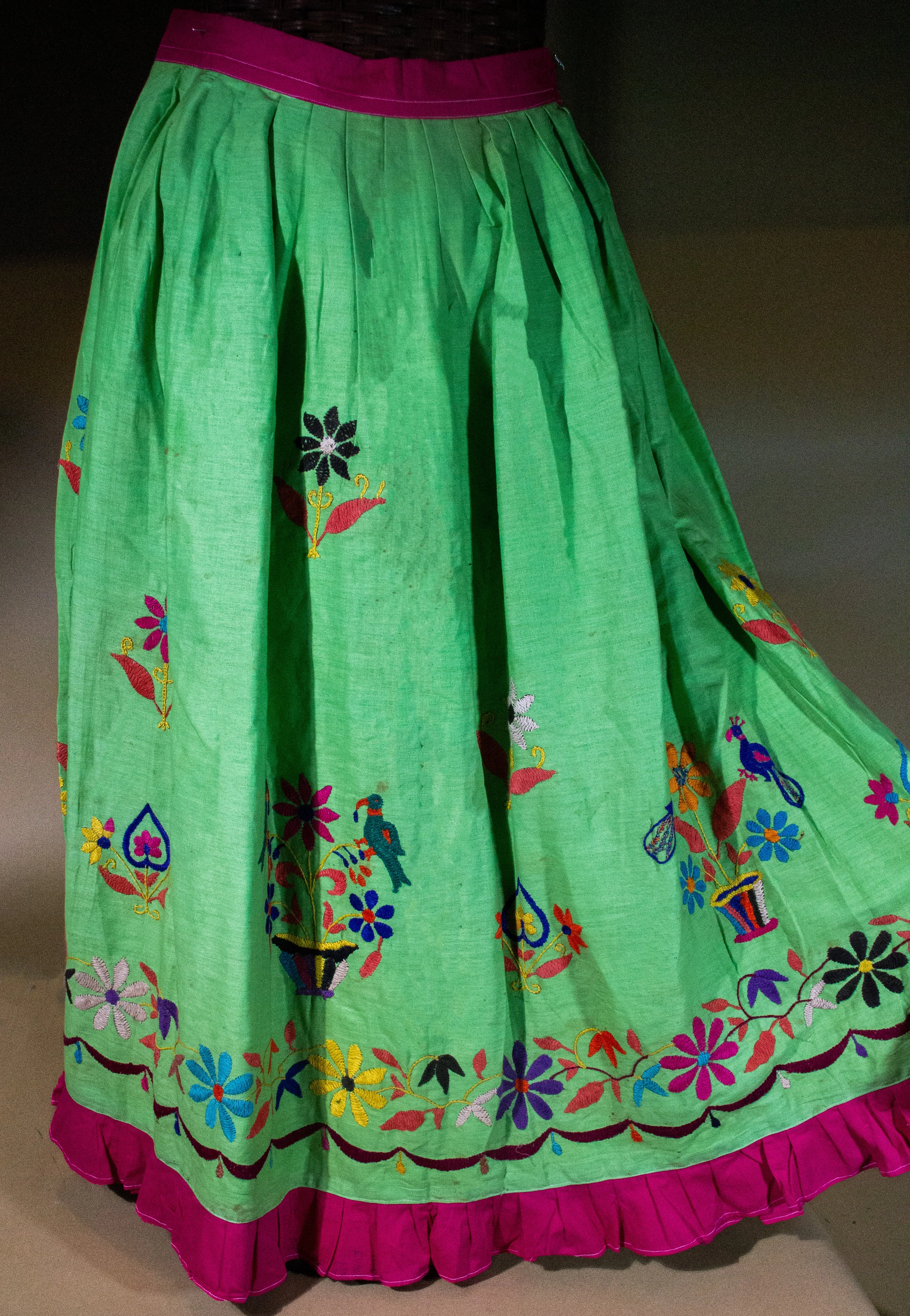 Embroidered Vintage "Flower Power" Rajasthan Skirt Collection