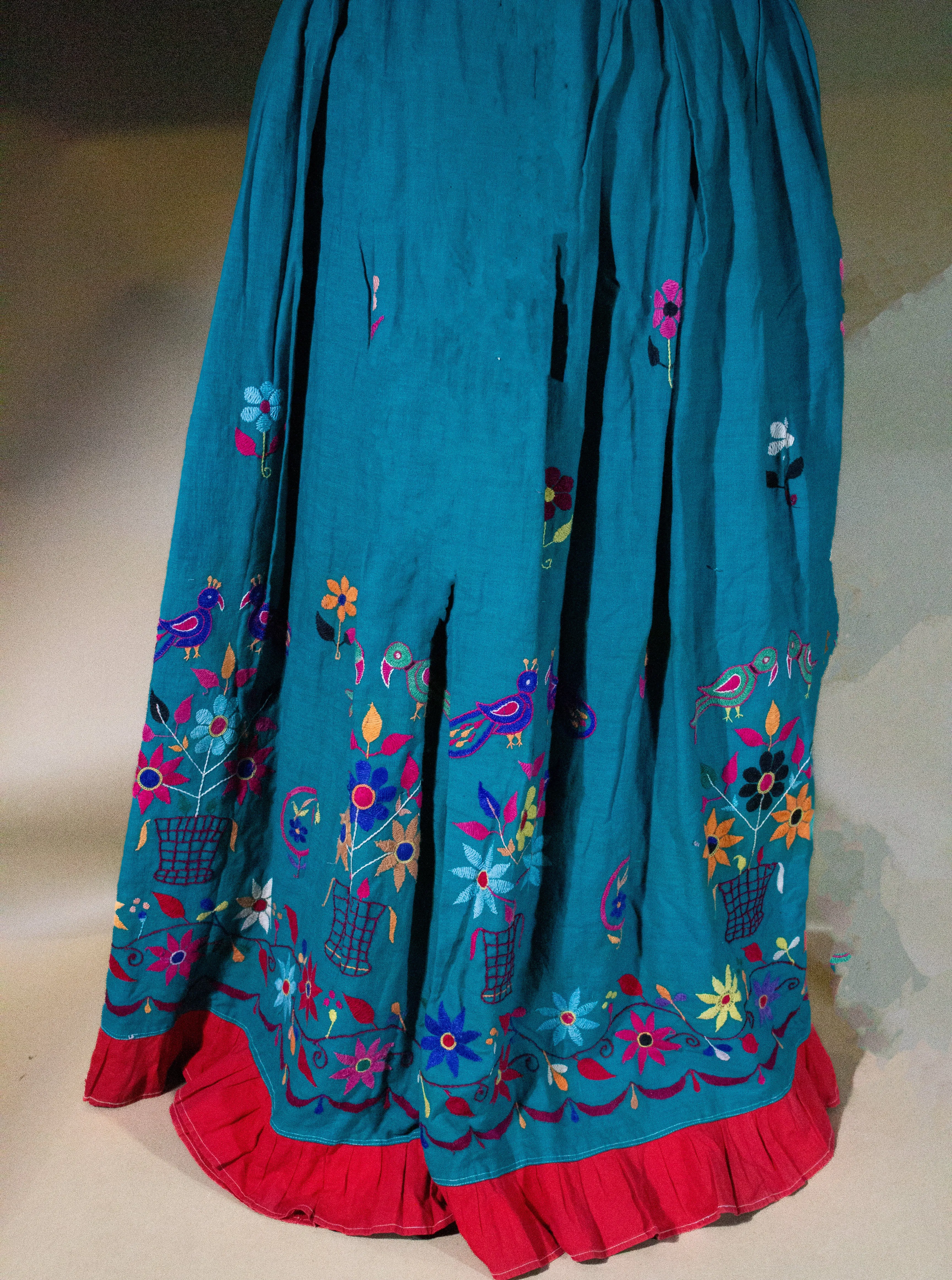 Embroidered Vintage "Flower Power" Rajasthan Skirt Collection