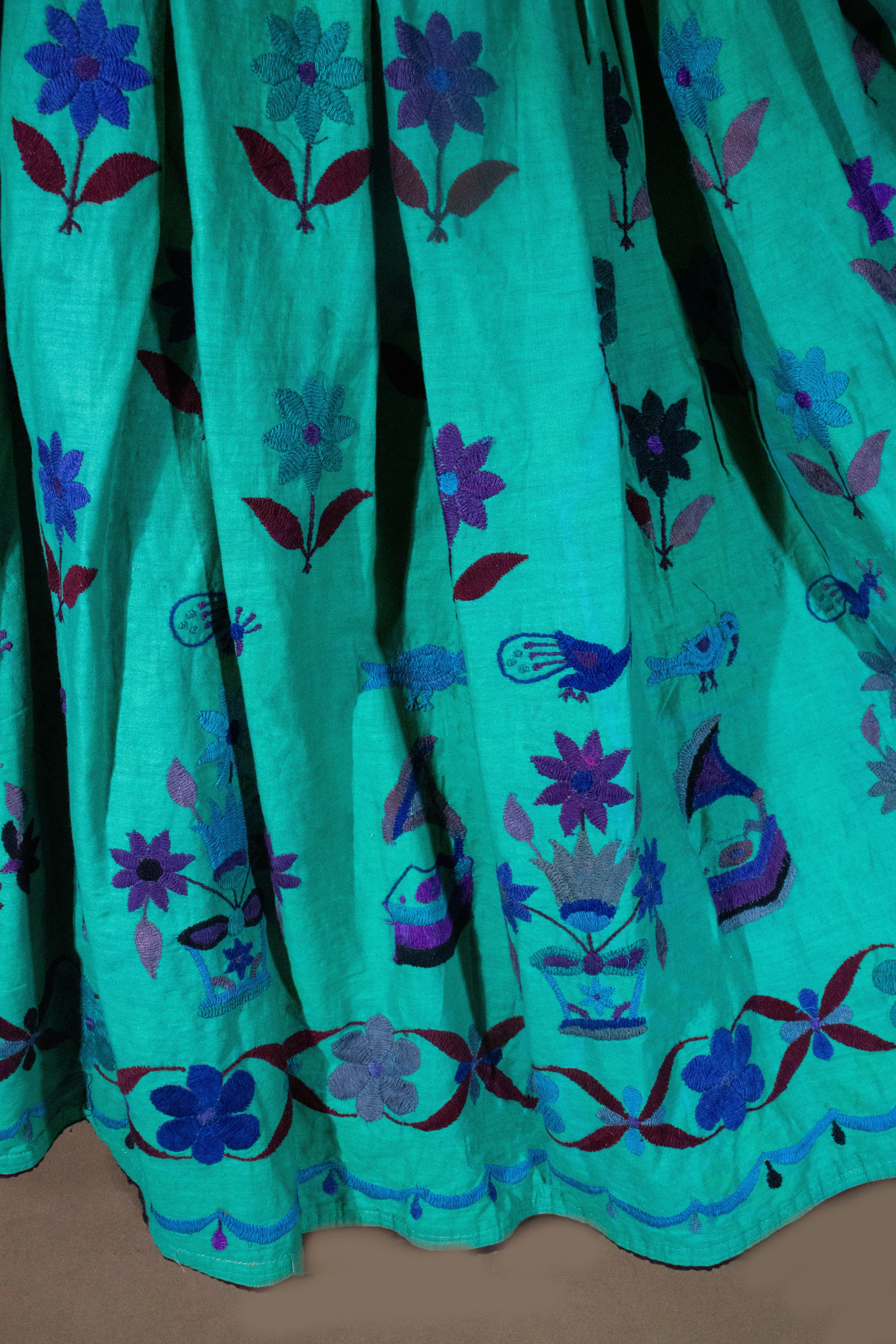 Embroidered Vintage "Flower Power" Rajasthan Skirt Collection