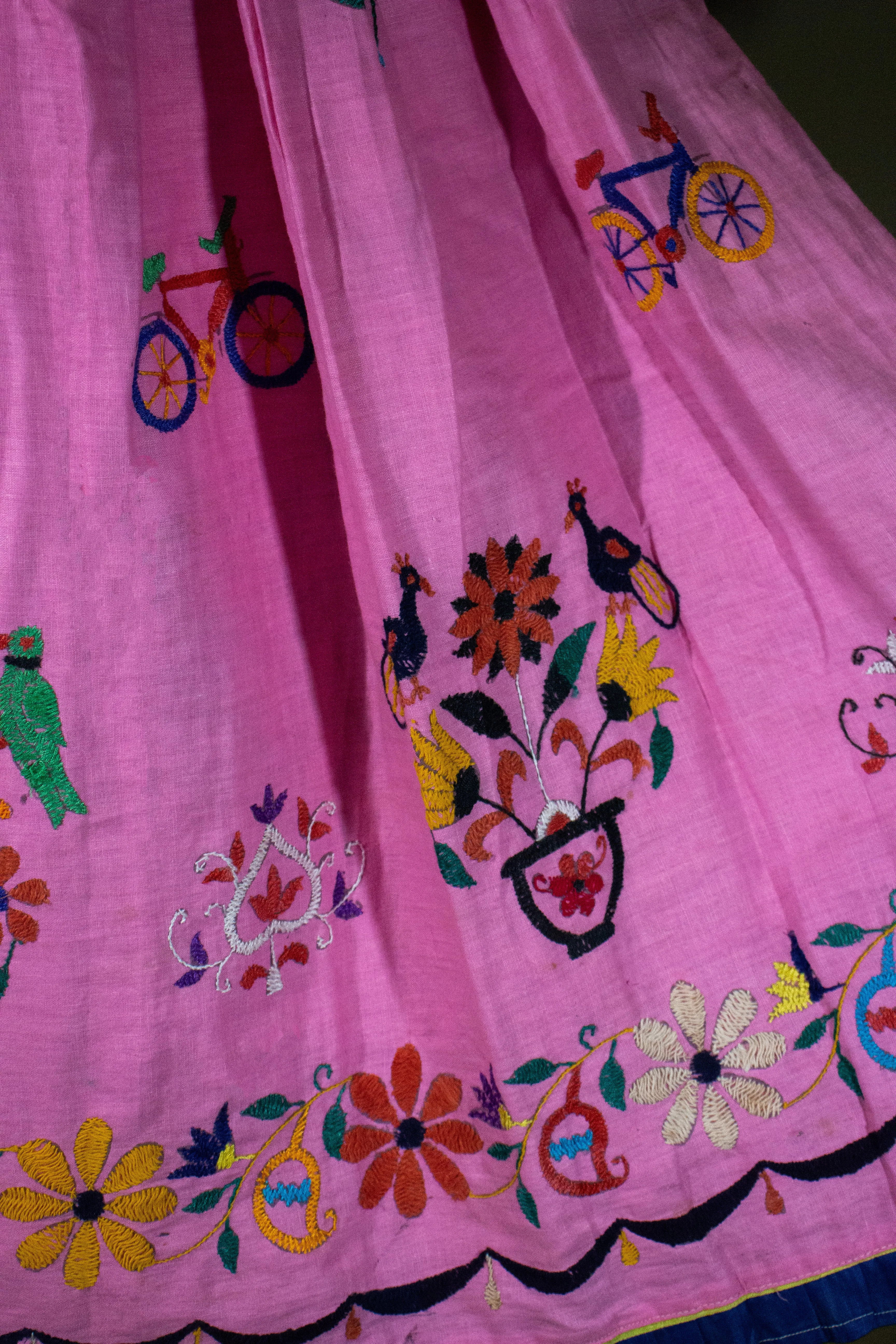 Embroidered Vintage "Flower Power" Rajasthan Skirt Collection