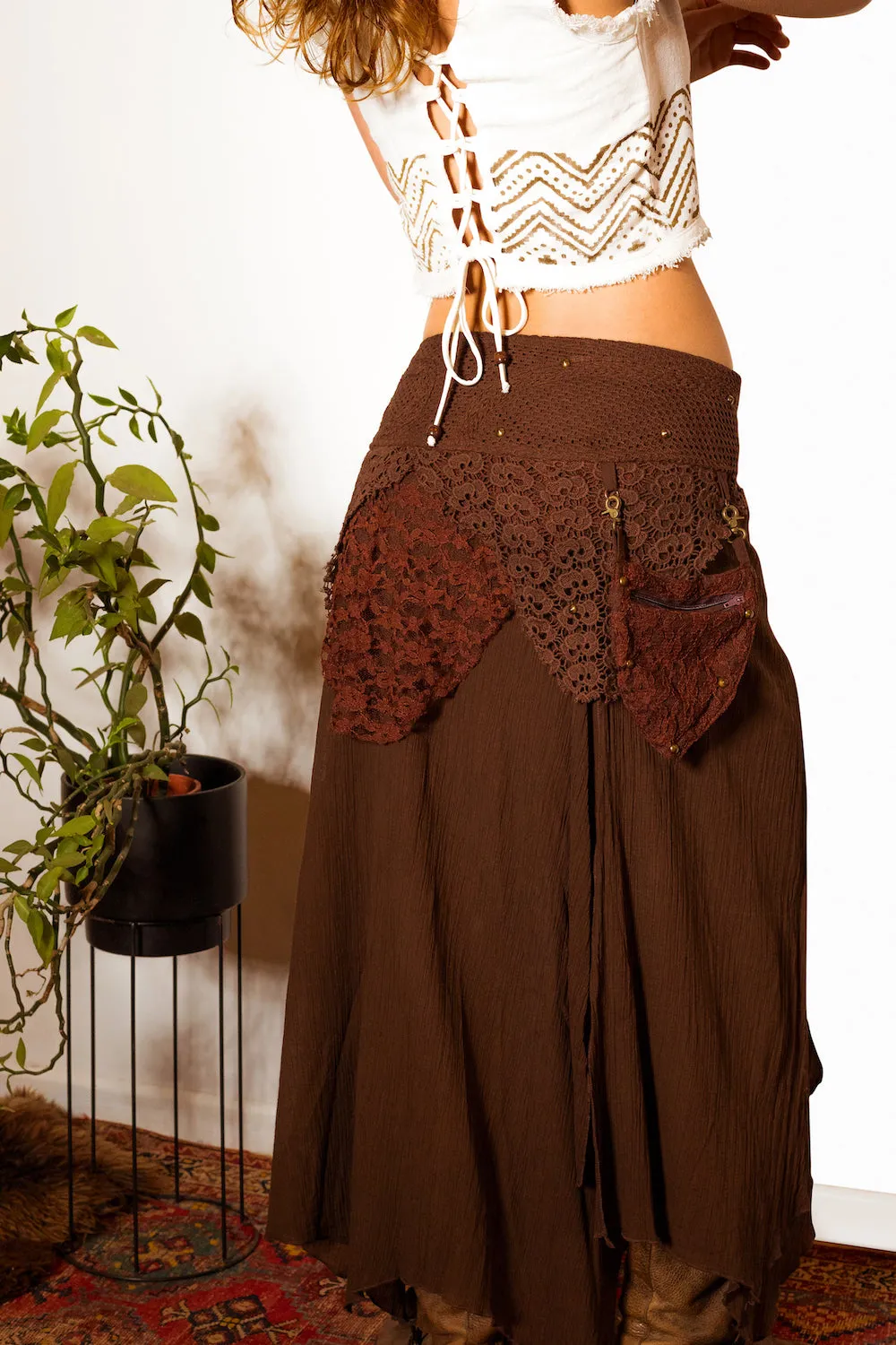 FOREST SKIRT BROWN