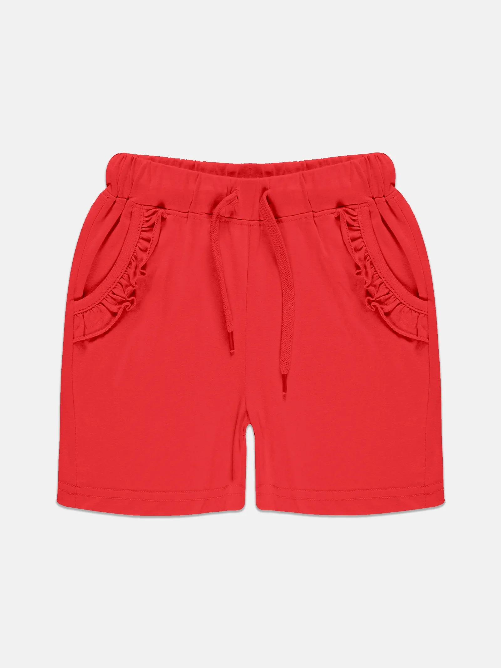 Girls Frill Pocket Hot Shorts Pack of 2