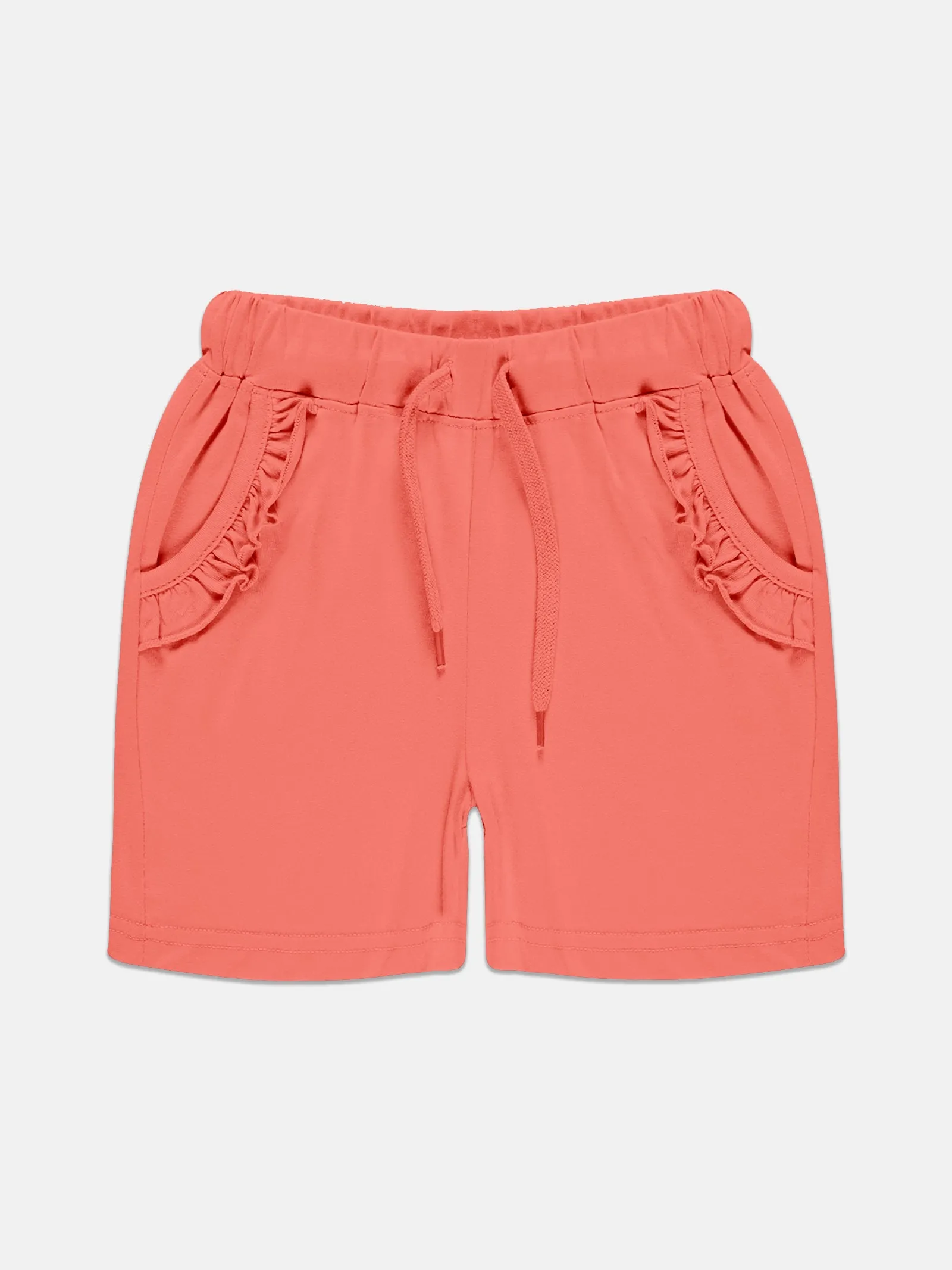 Girls Frill Pocket Hot Shorts Pack of 2