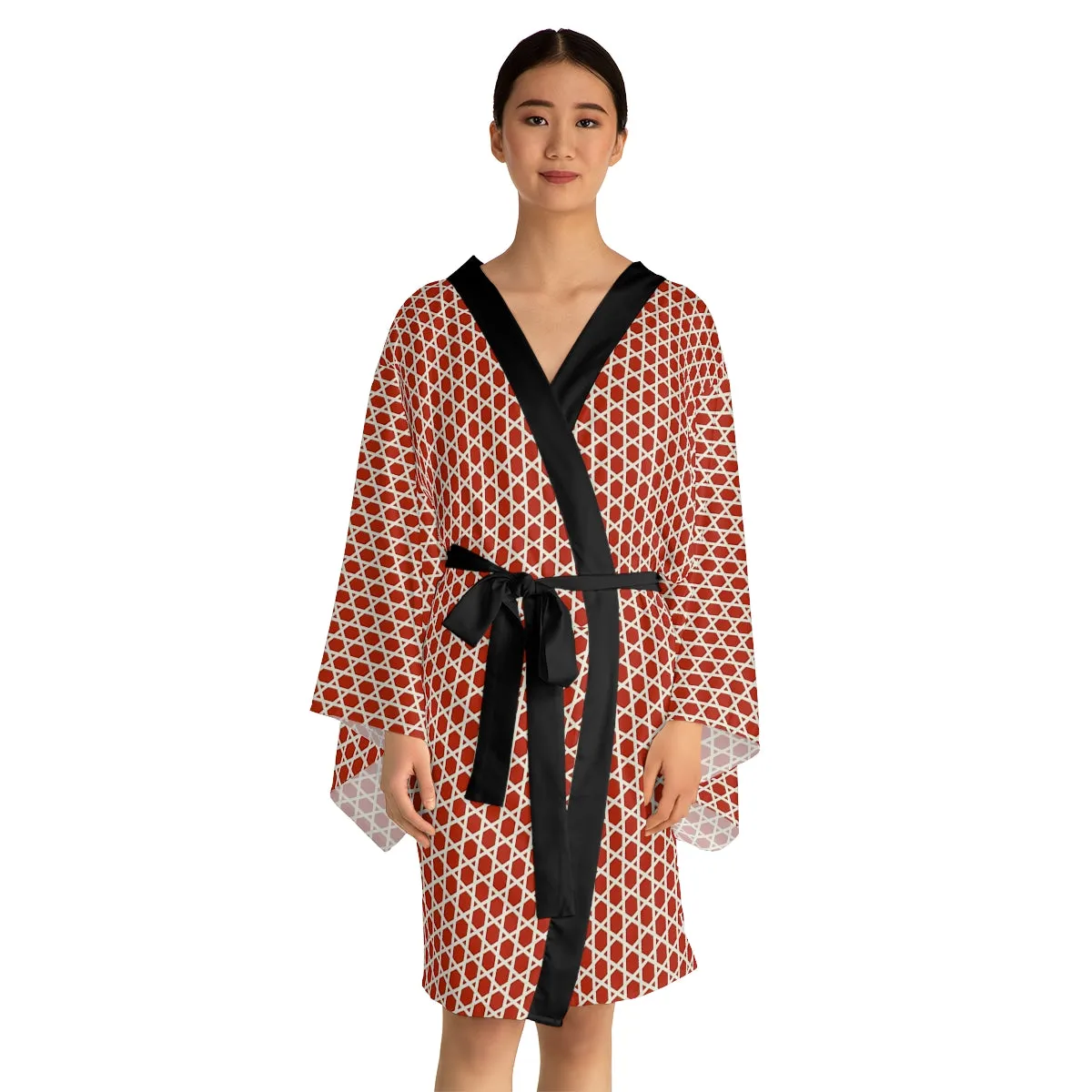 Kagome Long Sleeve Kimono Robe