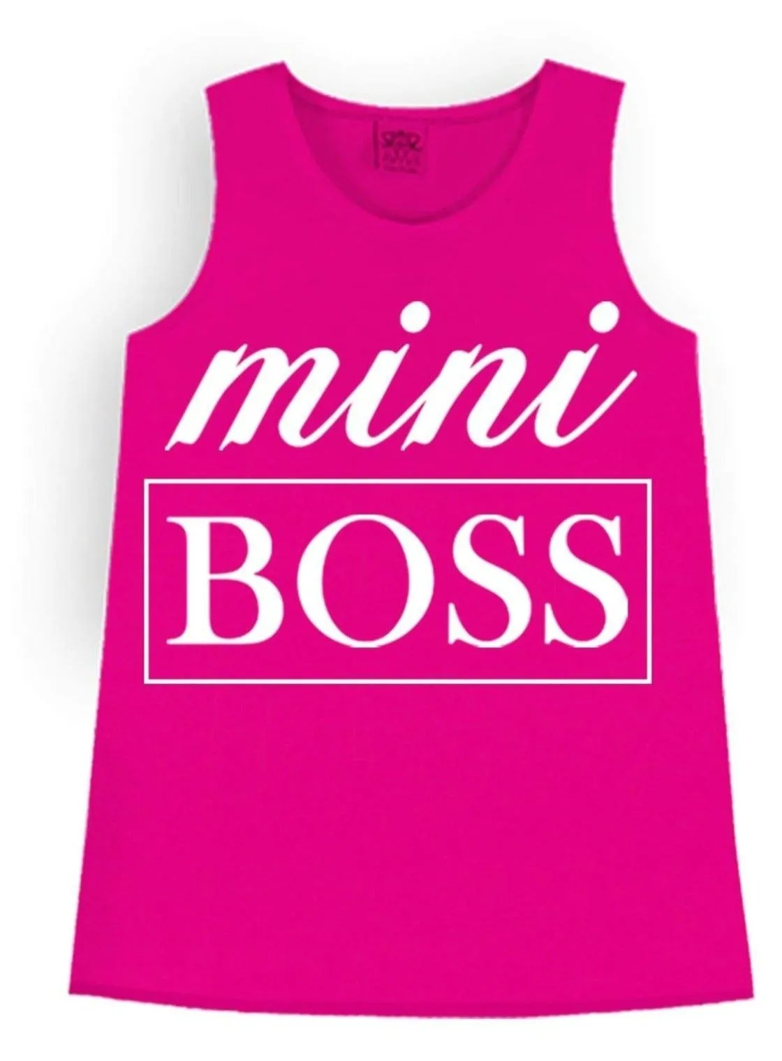 Mini Boss Hot Pink Tank Top