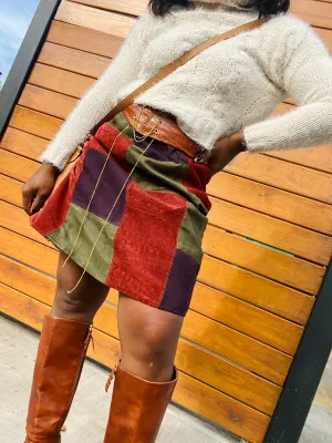 “Old soul” patchwork skirt (one only!!)