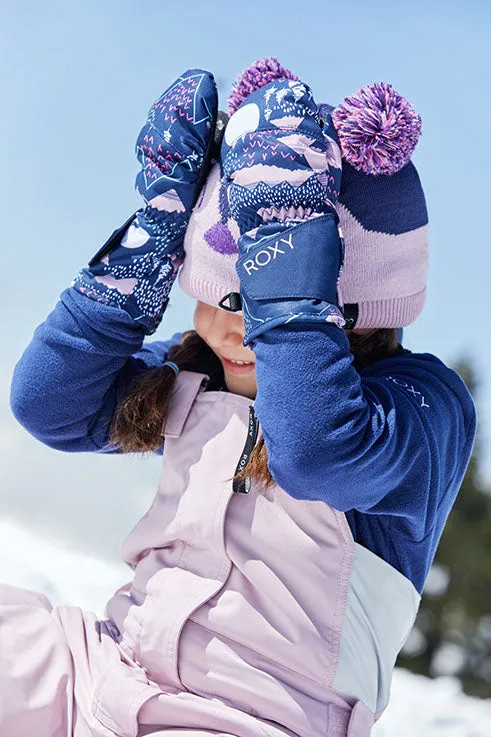 Roxy Lola Bib Girls Snowpants - Dawn Pink (Size 2 left)