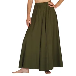 'Sadie' Renaissance Festival, Steampunk, Long Flowing Skirt - Green