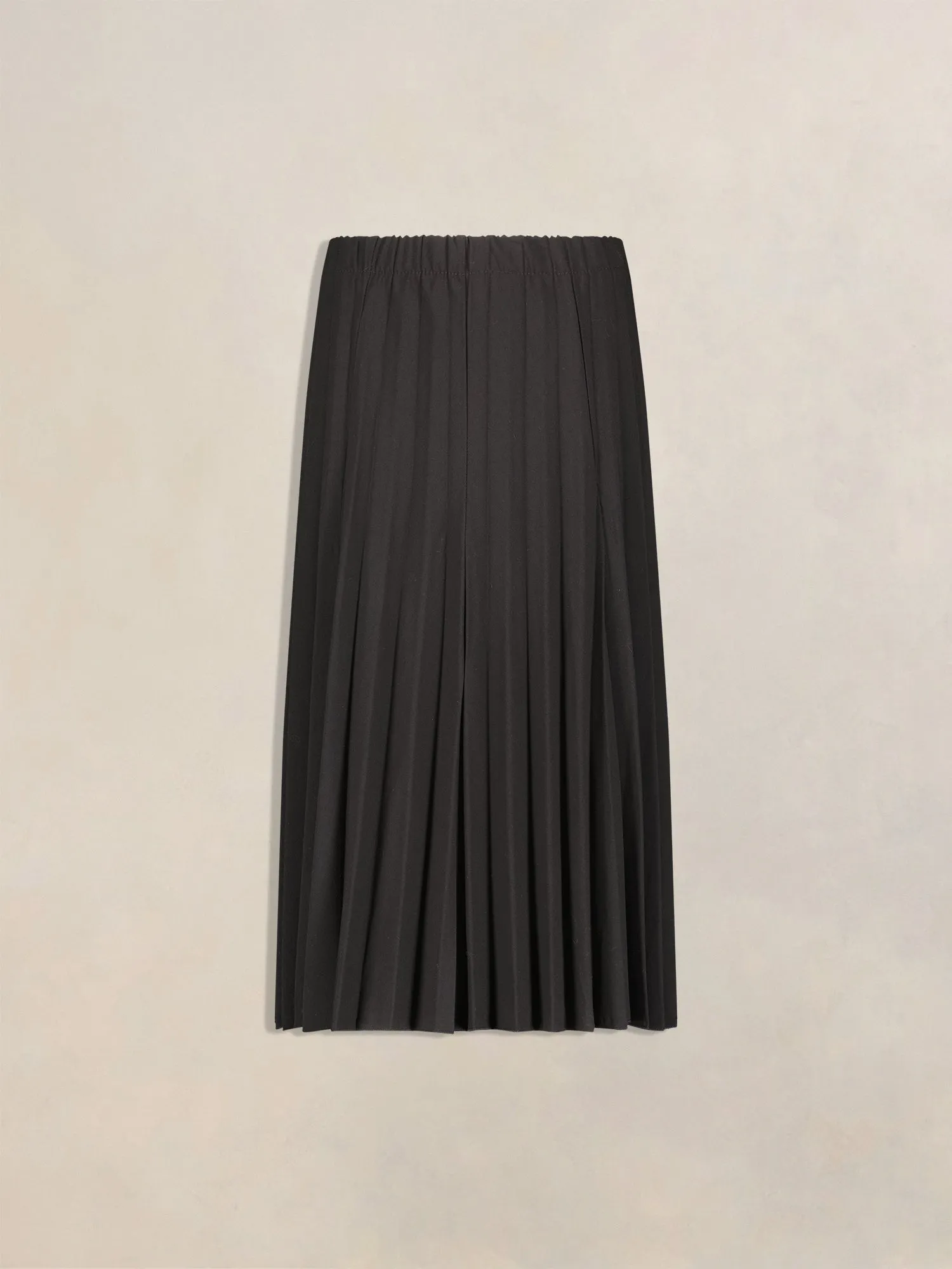 Sam Fashion Pleated Suiting Fabric Skirt