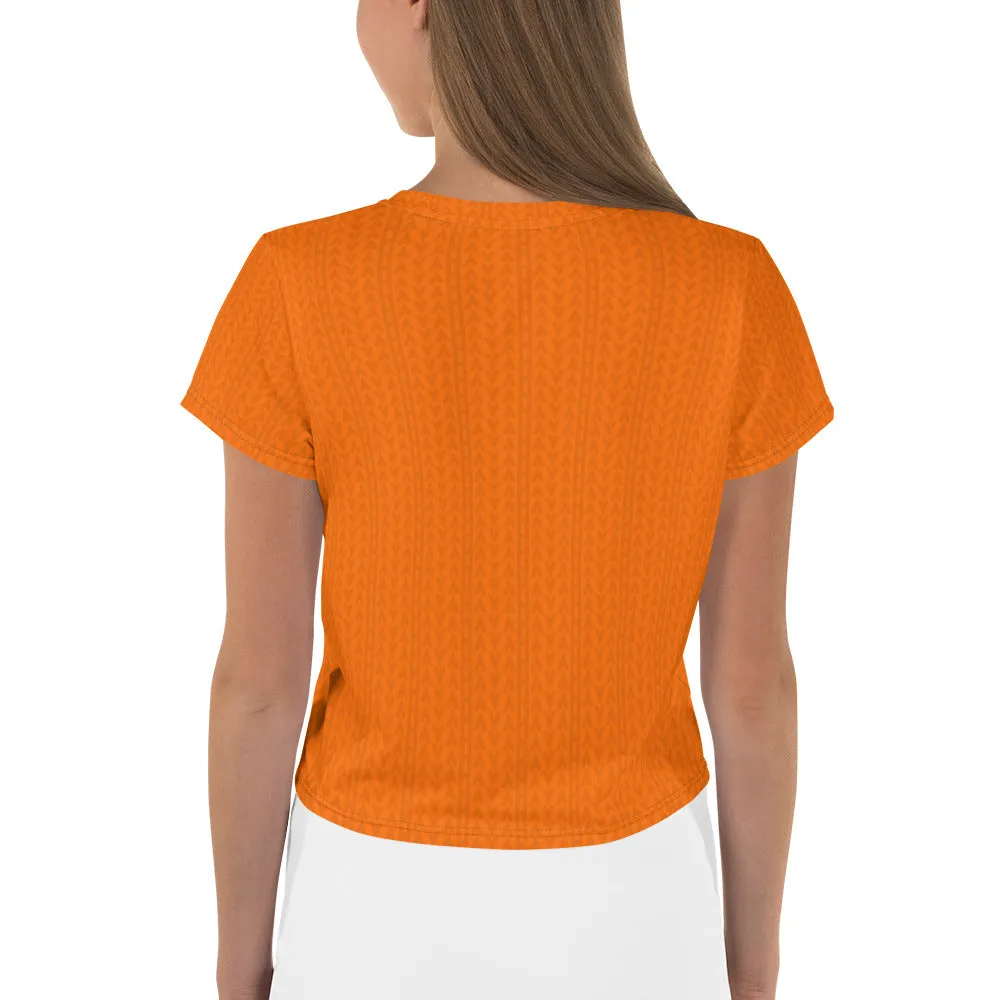 Tiger Orange Crop Tee