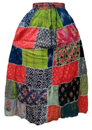 Women's Cotton Skirts - Loose Floral Skirts